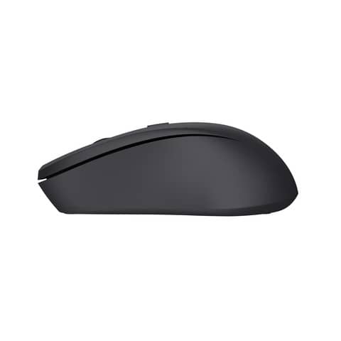 Mouse ottico wireless tasti silenziosi Trust Mydo - nero - 25084